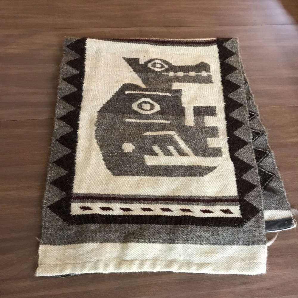 SOLD Central American Fiber Woven Table Runner